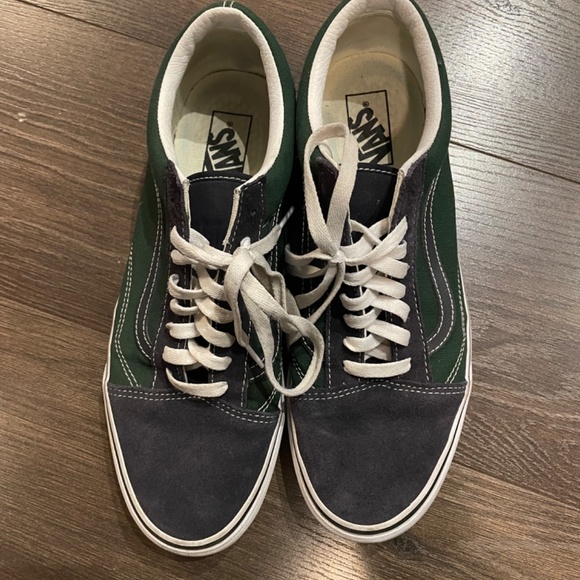 Vans Green and Black Sneakers - Picture 3 of 4